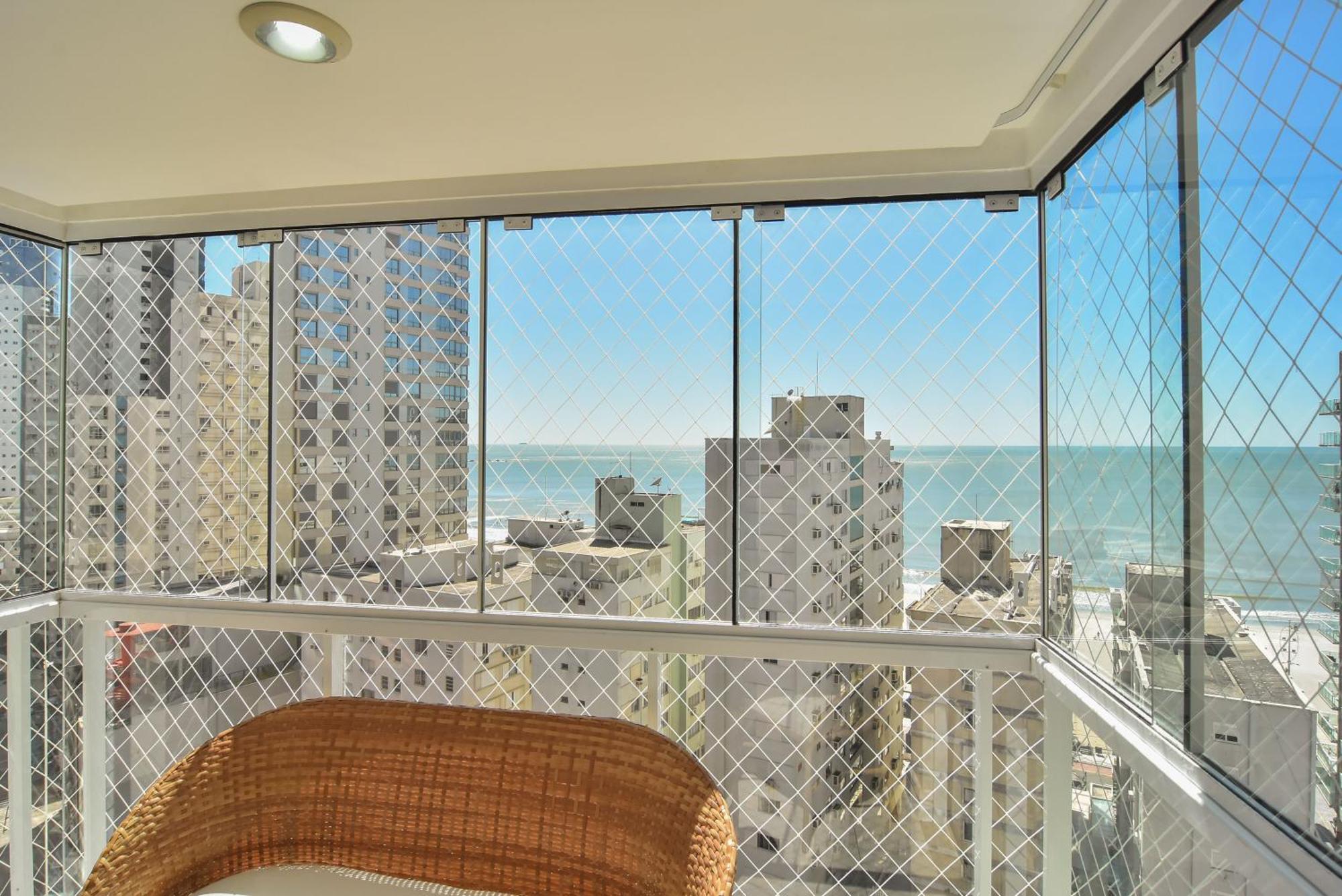 Apartment Vista Mar Na Quadra Do Atlantico Shopping P1287